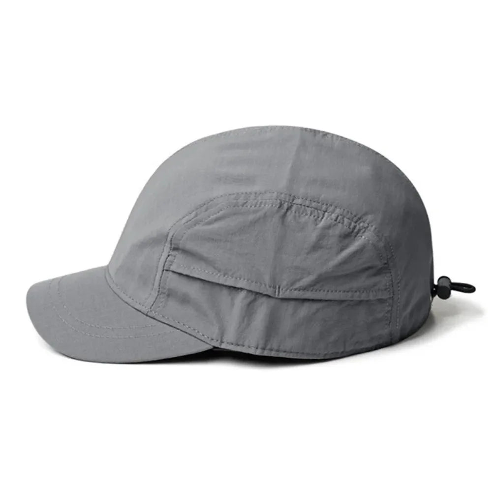 Thin Summer Outdoor Sunscreen Quick-drying Baseball Cap Men's Short Solid Color Light Board Baseball Cap