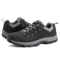 OL OUTJET LEGEND Men's Waterproof Hiking Shoes Leather Comfortable Lightweight Anti-Slip Outdoor Walking Work Sneakers