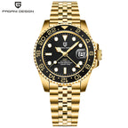 2026 PAGANI DESIGN New PD-1662 V5 Men Mechanical Watches Luxury Ceramic Bezel Automatic Watch 100M Waterproof GMT Watch for Men