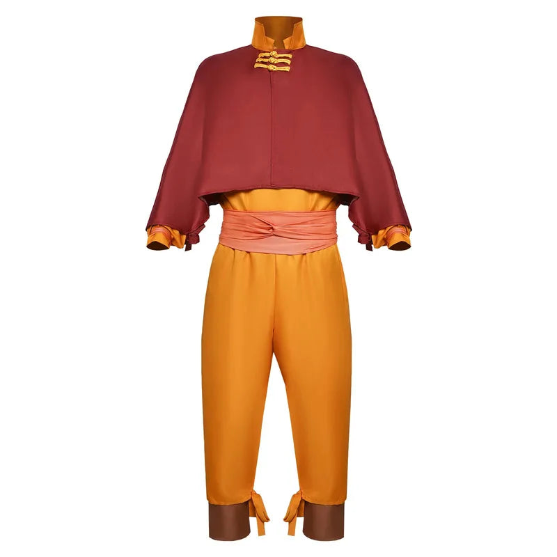 The Last Airbender Avatar Aang Cosplay Costume Jumpsuit Outfits Halloween Carnival Men Suit Clothes