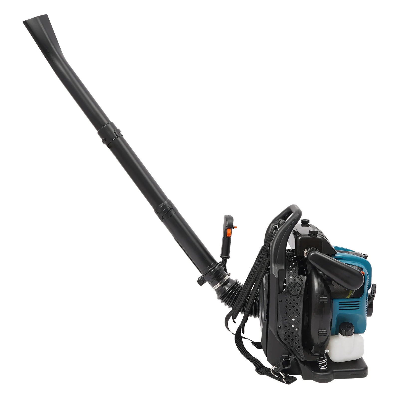 75.6CC Gasoline Leaf Blower 4 Stroke Cordless Petrol Backpack Leaf Air-cooled Blower for Yard Garden Lawn Care&Street Cleaning