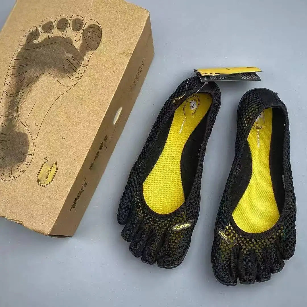 V-Soul women's lightweight, breathable, and quick-drying five-toed sneakers are perfect for yoga, walking, and outdoor activities.