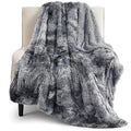 GentleSoft Fluffy Fuzzy Faux Fur Throw Blanket for Couch, Soft Sherpa Fleece Cozy Gifts for Women, Plush Bed Blanket Room Decor