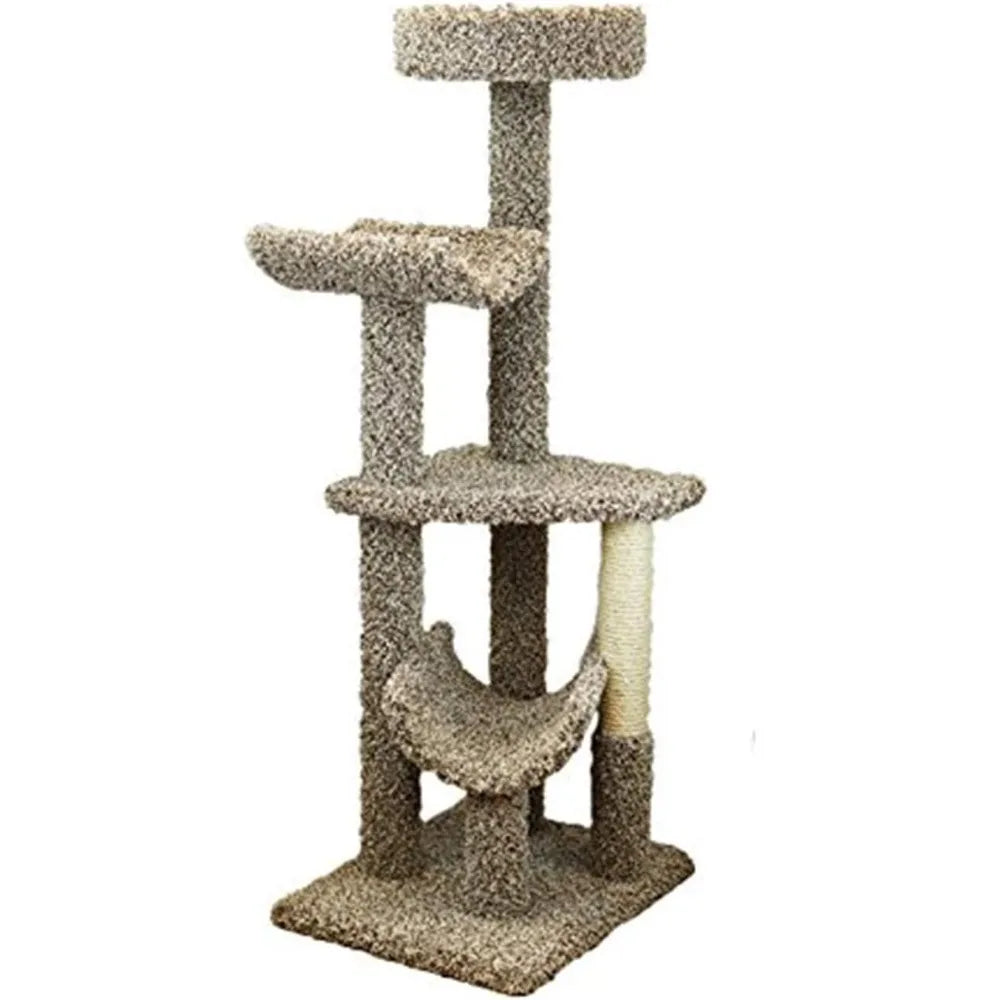 New Cat Condos 140002-Neutral Multi Level Large Cat Gym Cat Tree