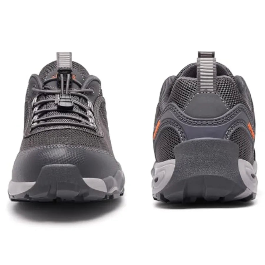 Men's Hiking Shoes Breathable Non-Slip Sneakers Mesh Walking Shoes for Outdoor Trails Trekking Training