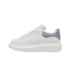 Minimalist Korean White Platform Shoes with Black Heel – Height-Increasing Daily Casual Sneakers