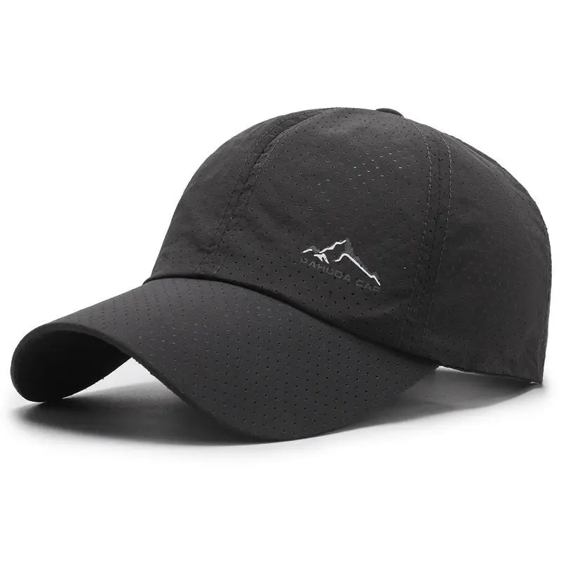 Men's and women's quick-drying hats, summer outdoor sunscreen and shading thin baseball caps, breathable sun duckbill hats