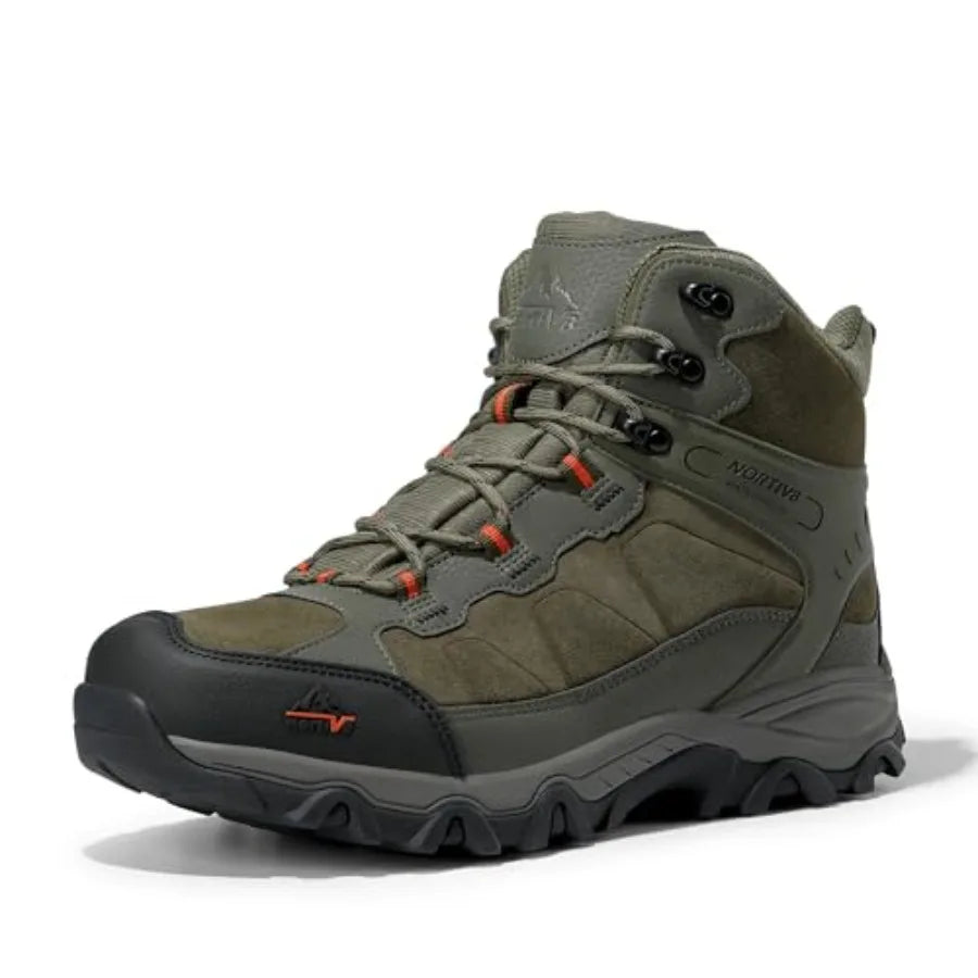 NORTIV 8 Men's Waterproof Hiking Boots Outdoor Mid Trekking Lightweight Mountaineering Shoes Paladin