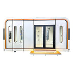 Mobile Expandable Container House 20ft Foldable Prefab Tiny Home Portable Modular Office Quick Assembly
