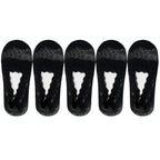 5 Pairs Socks Women's Lace Invisible Short No-Show Ankle Foot Summer Cotton Transparent White Low Cut Boat Sock
