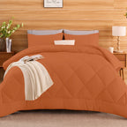 King Size Cooling Comforter Set - 2/3 Piece All-Season Bedding Set, Soft Breathable Lightweight Bedding with 1 Comforter and 1 or 2 Matching Pillow Shams, Easy Care, Ideal Holiday Gift