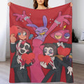 A-Amazing D-Digital Anime Circus Cozy Super Soft Flannel Blanket, Funny Game Theme Warm Throw Blanket For Living Room,Home Decor
