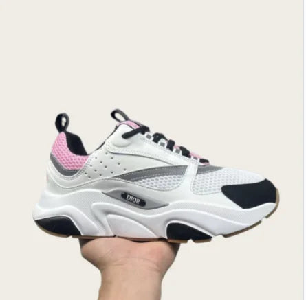 B22 Summer new casual sports shoes for men retro fashion sports shoes mesh contrast color thick bottom sports shoes for men
