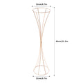 10Pcs Set Metal Wedding Flower Trumpet Vase Stand 31.5 inch Table Vases Decor