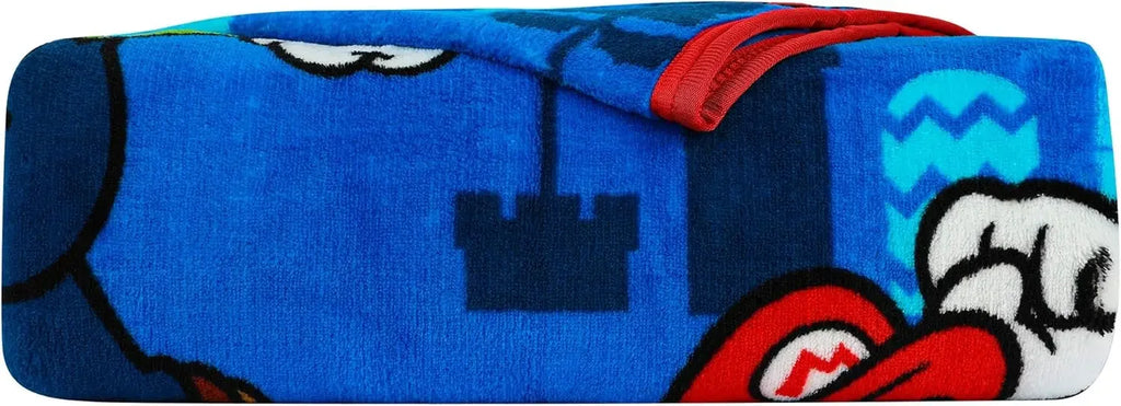 Super Soft Plush Throw Blanket 46x60 Inch for Kids, Cozy Micro Raschel Blanket for Couch