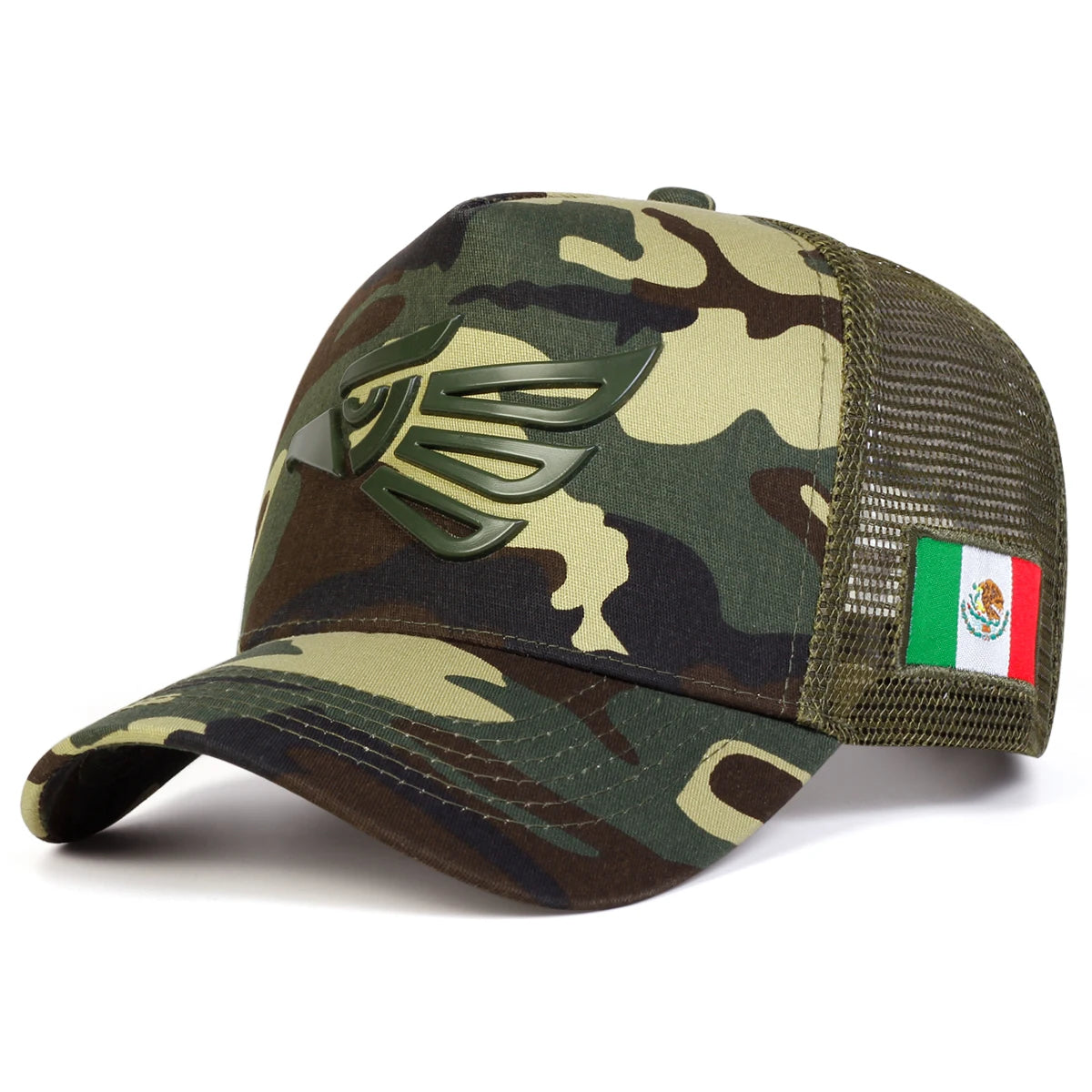 Unisex Mexican Eagle Label Baseball Net Caps Spring and Summer Outdoor Adjustable Casual Hats Hip Hop Hat Sunscreen Hat