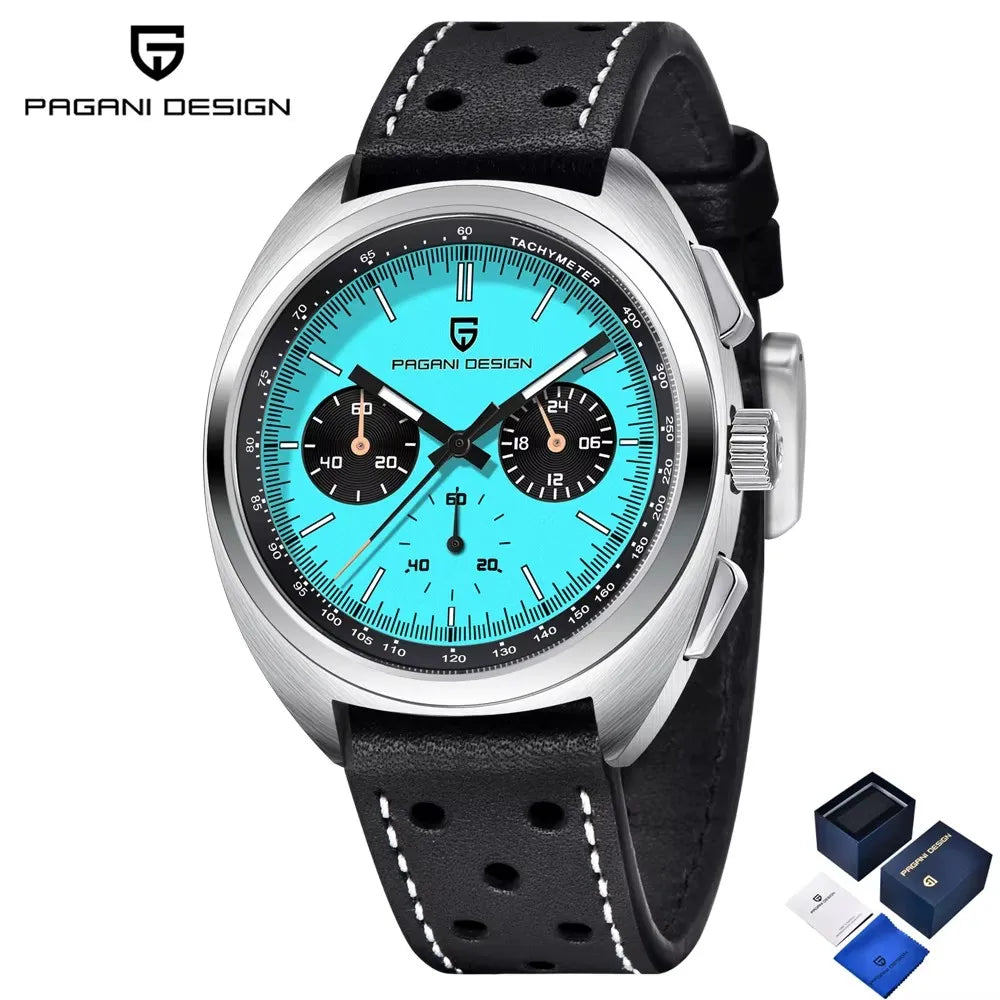 2026 New PAGANI DESIGN Panda Men's Watches Quartz Wristwatches Chronograph Luxury Watch For Men AR Sapphire Luminous Waterproof