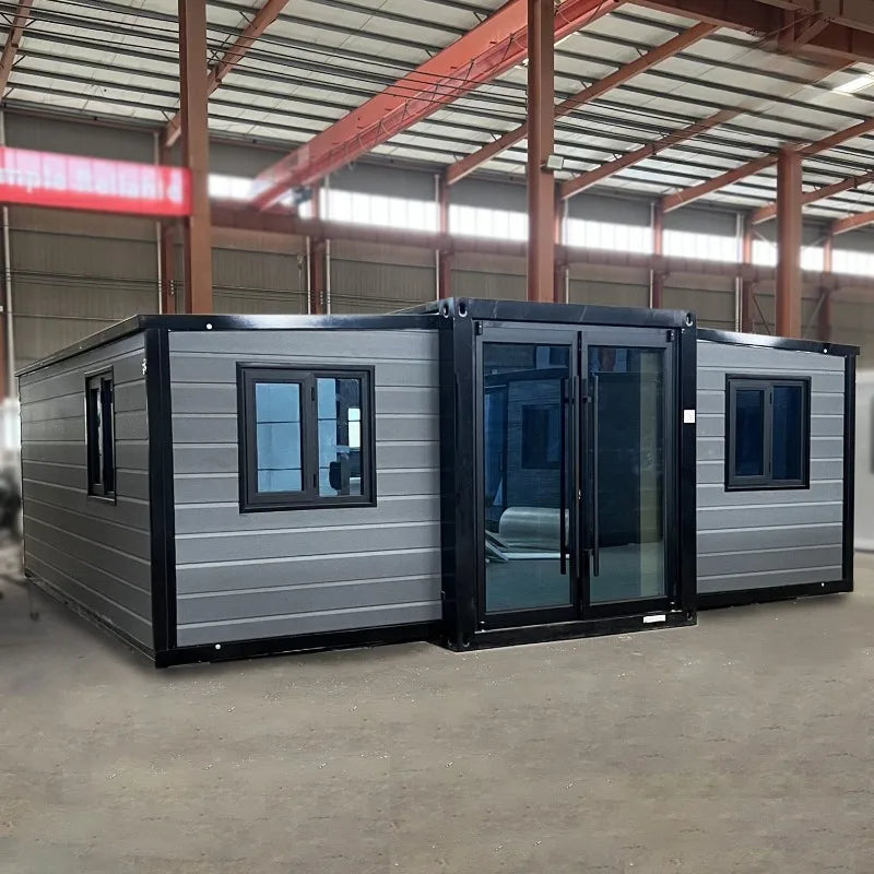 New 20ft 40ft Expandable Container House Tiny Home 2 Bedroom 1 Kitchen 1 Bathroom Prefab Villa