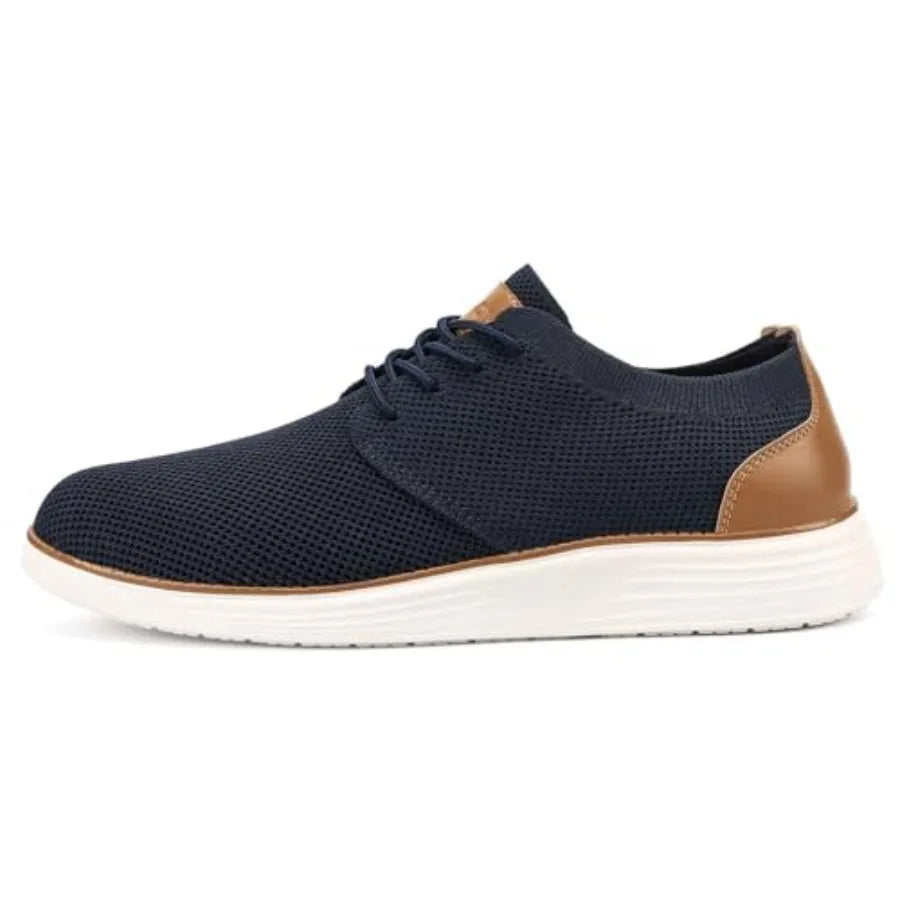 VILOCY Men's Fashion Dress Sneakers Casual Walking Shoes Business Oxfords Comfortable Breathable Lightweight Tennis