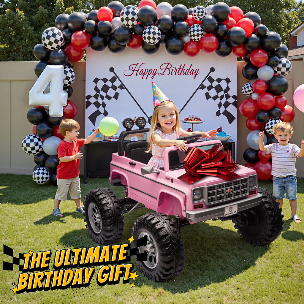 Licensed Chevrolet Cheyenne 24V Ride on Car 4X200W Motor Remote Control Decoration Streamer 24 Volt Ride on Toys for Kids