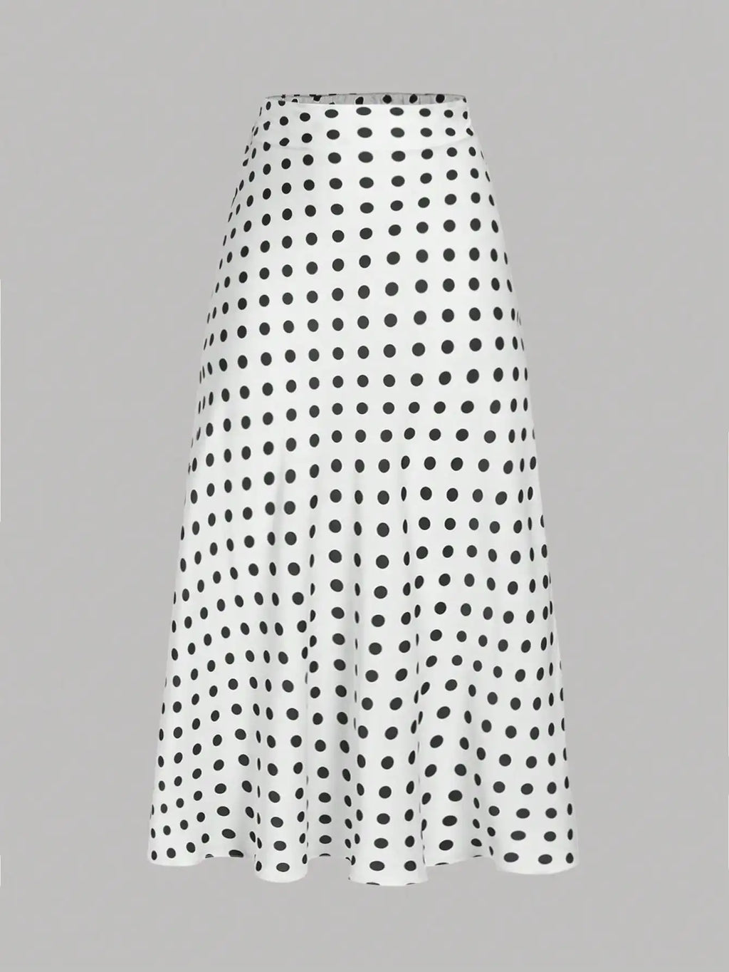 Firerie Women's Retro Elegant Polka Dot Print Vacation Style Skirt,Fall,Fall For Women,Winter For Women,Vacation