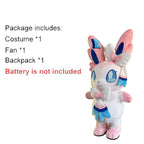 2.2M Cute Rabbit Inflatable Costume Mascot Parade Adult Character Cosplay Birthday Opening Ceremony Party Event Plush Set