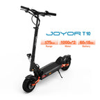JOYOR T10 2000W Dual Motor Electric Scooter 60V18Ah Long Range Off-Road Foldable E-Scooter for Adults Heavy Duty Shock Absorber USA Local Warehouse Fast Shipping 3-5 Days Duty Free High Speed Powerful Kick Scooters Mobility S