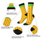 AOYEGO Funny Socks Health Curve Novelty Casual Crew Socks Contrast Color Design for Women Men Gift