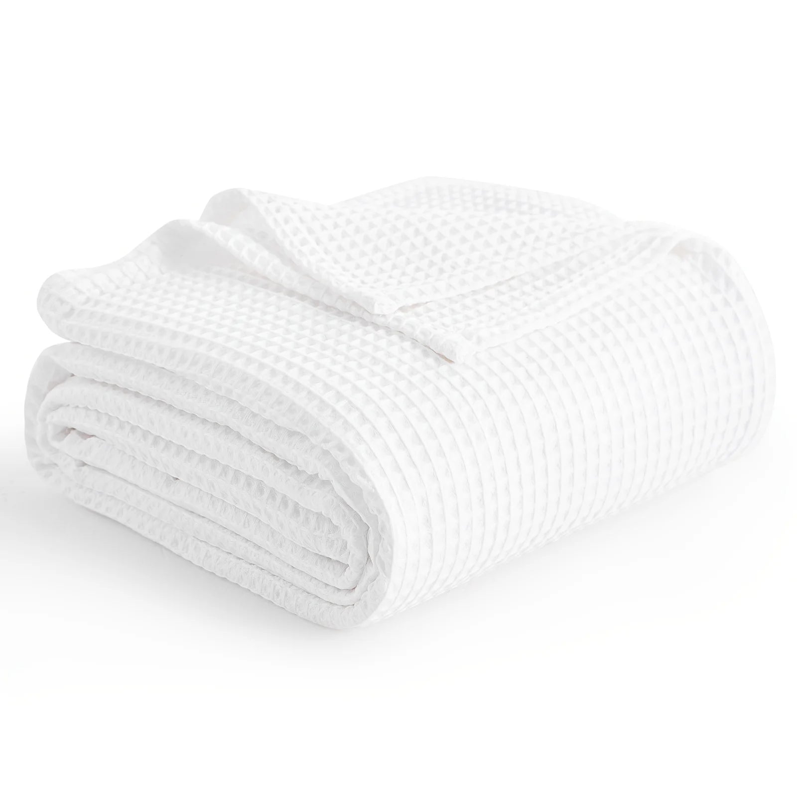 1pc Lightweight Waffle Weave Cooling Blanket for Hot Sleepers, Breathable Summer Blanket Full/Queen Size, Cozy Woven Textured Blanket for Couch Bed Sofa Home Decor