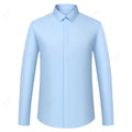 Men's Formal French Cuffs Dress Shirts Hidden Button Front Long Sleeve Tuxedo Shirt Random Metal Cufflinks