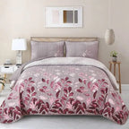 3 Pieces  Yellow Flower Quilt Set Twin Full Queen King Size, Paisley Patchwork Plaid Bedspread Bedding Sets  Coverlet Set.