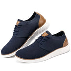 VILOCY Men's Fashion Dress Sneakers Casual Walking Shoes Business Oxfords Comfortable Breathable Lightweight Tennis