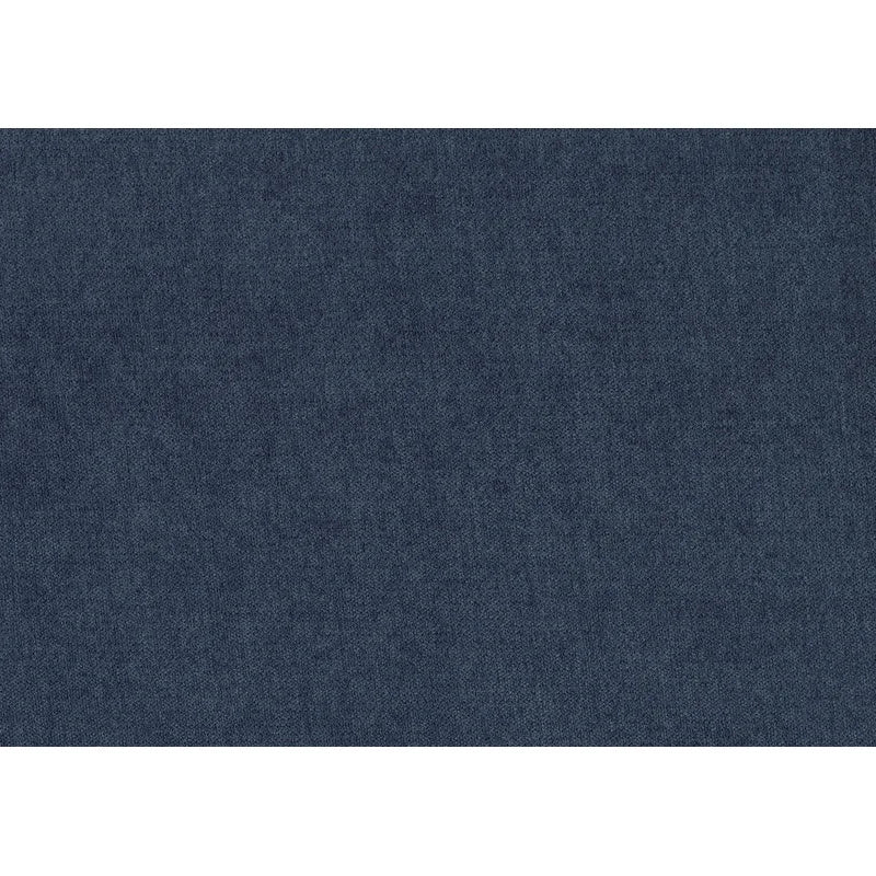 Modern Blue Textured Fabric Daybed with Trundle, Wooden Frame, Ready-to-Assemble