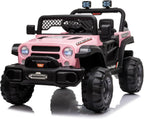 12V Kids Ride On Car,2 Seater Electric Toy Car for Toddlers and Children,with Remote Control, Battery-Powered,Music,Led Lights