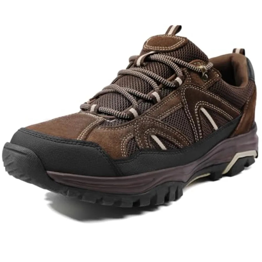 MIXIN Mens Hiking Shoes Lightweight Breathable Anti-Slip Low Top Sneakers for Walking Trekking Outdoor Shoes