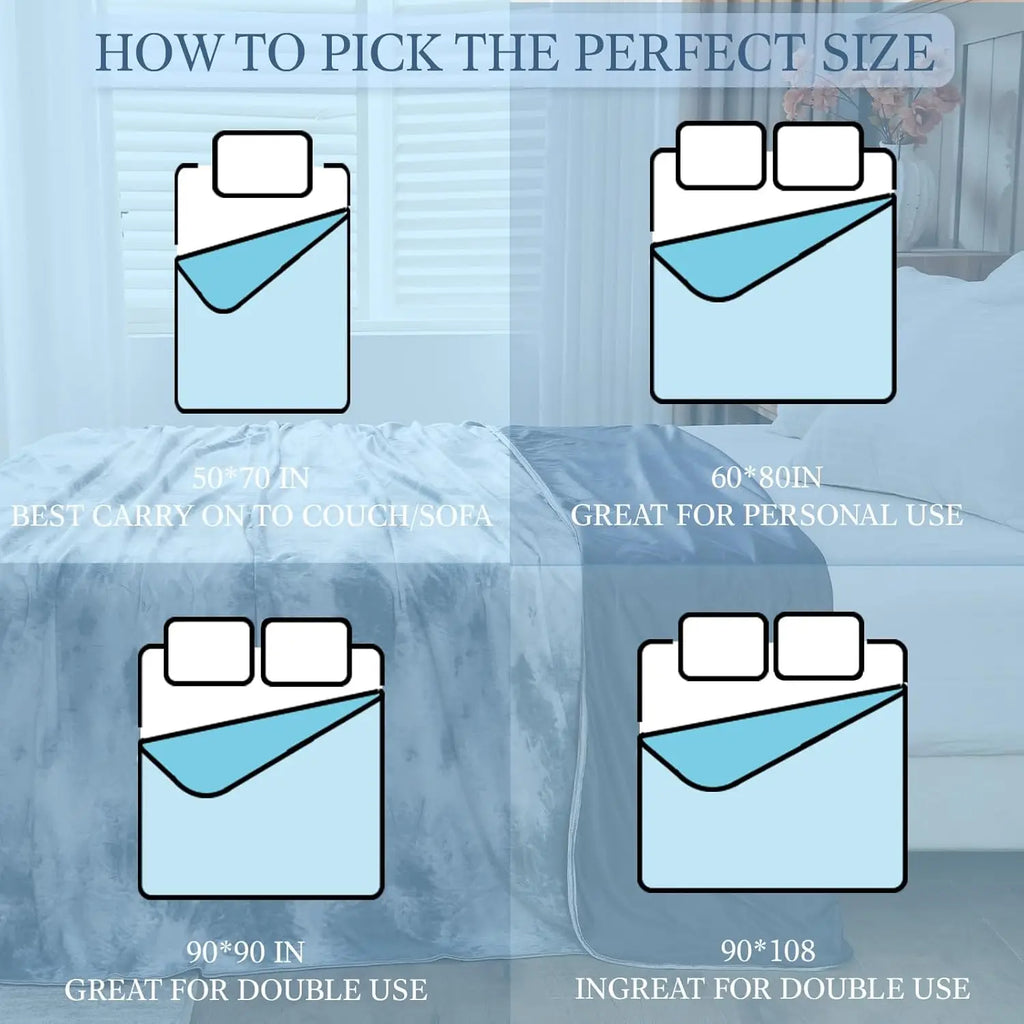 Summer Cooling Blanket Ultra-Breathable Cloud Pattern Soft Lightweight Ice Silk Air Conditioning Throw Blanket for Hot Sleepers Night Sweats Bed Sofa Cover Machine Washable Thin Summer Quilt