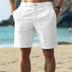 Casual Shorts Summer Men Loose Five Inch Short Pants Cotton Linen Thin Breathable Soft Beach Daily Outdoor Sports Bottoms