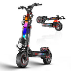 US Stock JL86 10000W Powerful Electrical Kick Scooter with 13inch Fat All-Terrain Tires 55MPH Electric Scooter