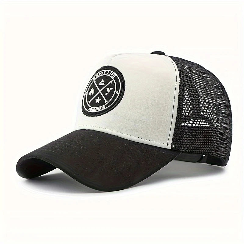 Mesh breathable baseball cap dome summer new sunshade hardtop hat outdoor running sports hat