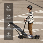 Kingsong Electric Scooter 500W Max 22.5mph Speed 10inch Tire Folding Design with 25 Miles Range for Adult Urban Commuting