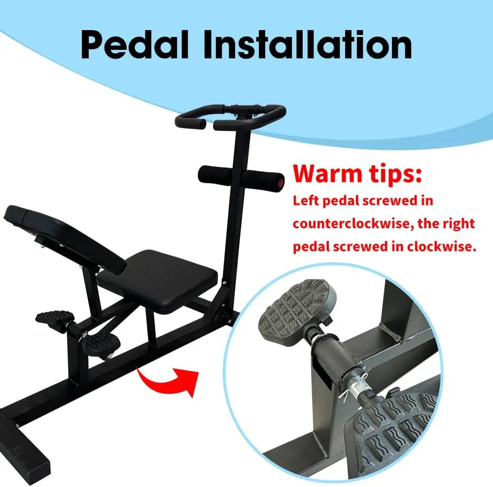 Home Gym Full Body Stretch Machine, PVC and Metal, Blue, Lumbar and Leg Stretch, Posture Correction