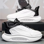 Men's shoes for summer and spring. Men's style, versatile, thick sole, heightening, breathable. Sports air cushion, shock absorp
