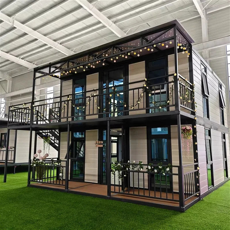 Expandable Container House Prefabricated Modular Home Tiny Living Cabin Portable Studio Glamping Pod Eco Tourism Resort Unit Hot
