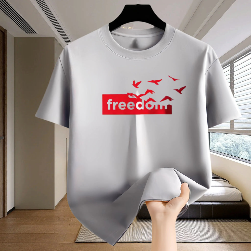 Summer Men Sporty Mesh Short Sleeve Graphic Print T Shirt Polyester Quick Dry Jogging Marathon Cycling Outdoor Top
