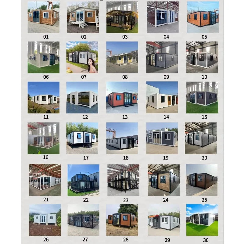 20Ft 40Ft Australia Mobile Prefabricated Tiny Luxury Villa 2 3 4 5 Bedroom Prefab Shipping Expandable Container House