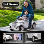 Large Ride On Car Compatible with Benz 12V Battery Powered Electric Vehicles with Remote Control for 4WD Classic Ride on Toys w