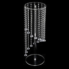 10pcs 31.5in Tall Clear Acrylic Lower Stands for Wedding Centerpieces with Crystal Vase - Perfect for Events