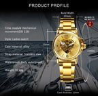 WINNER Fashion Elegant Skeleton Automatic Mechanical Watch for Women Luminous Hands Stainless Steel Strap Business Ladies Watches