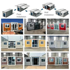Expandable Container House Prefabricated Modular Home Tiny Living Cabin Portable Studio Glamping Pod Eco Tourism Resort Unit Hot