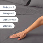 Size 4 Pcs Sheet Set - Comfy Breathable and Cooling Sheets - Hotel Luxury Bed Sheets for Women and Men - Deep Pockets, Easy-Fit